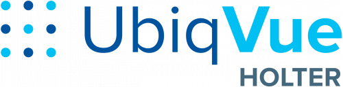 UbiqVue Holter logo blue