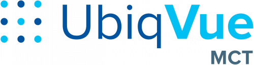 UbiqVue MCT logo blue